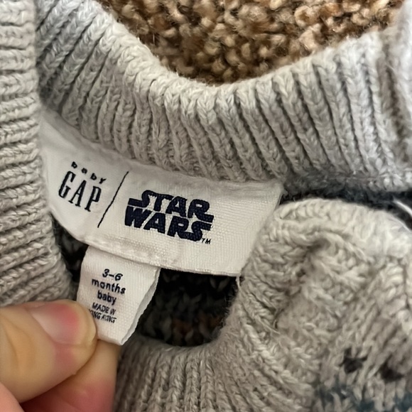 Baby Gap Din Grogu Baby Yoda 100% cotton sweater - Picture 6 of 7
